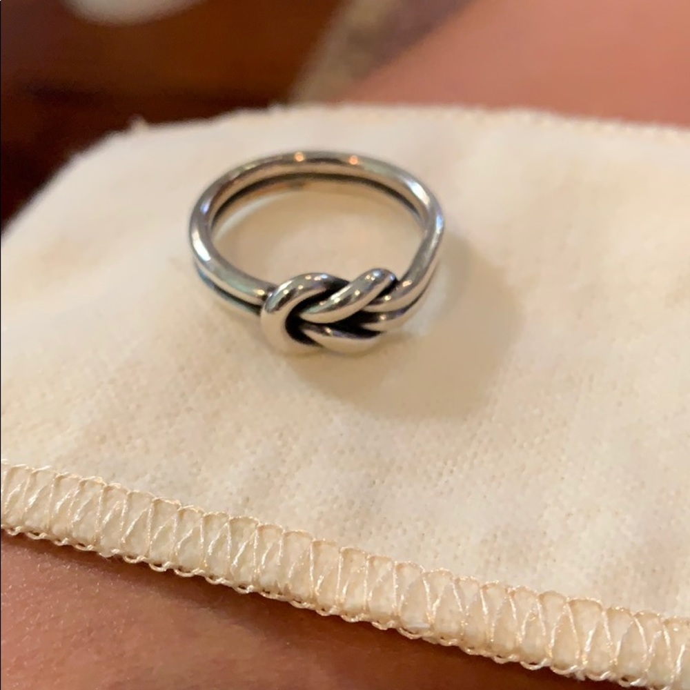 James Avery knot ring size 7